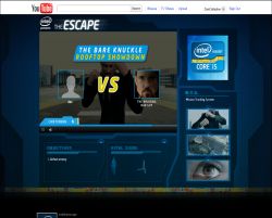 YouTube, interactividad y redes sociales en el thriller «The Escape» de Intel