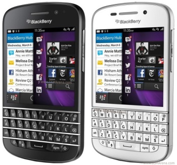 BlackBerry lanza el nuevo smartphone BlackBerry Q10 en Ecuador.