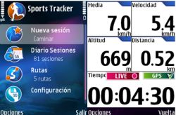 Para los viajeros y deportistas Nokia Sports Tracker