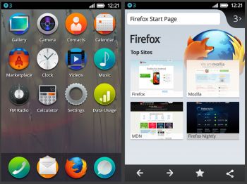 Firefox OS fué presentado por primera vez en España.